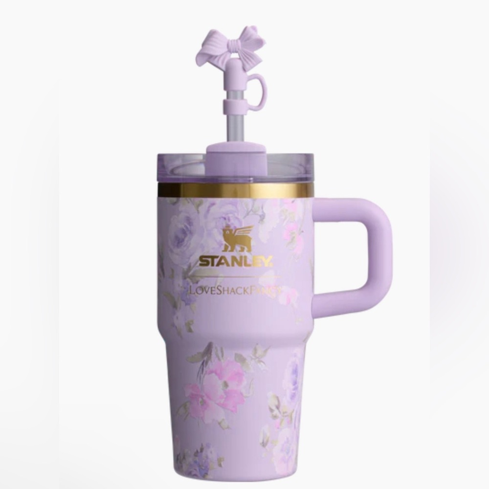 💜🌸 LoveShackFancy x Stanley 20 oz Quencher in Happy Thoughts 🌸💜